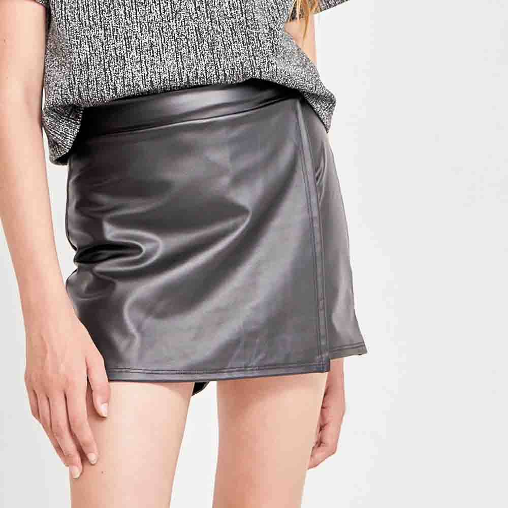 Good Girl - Faux Leather Skort