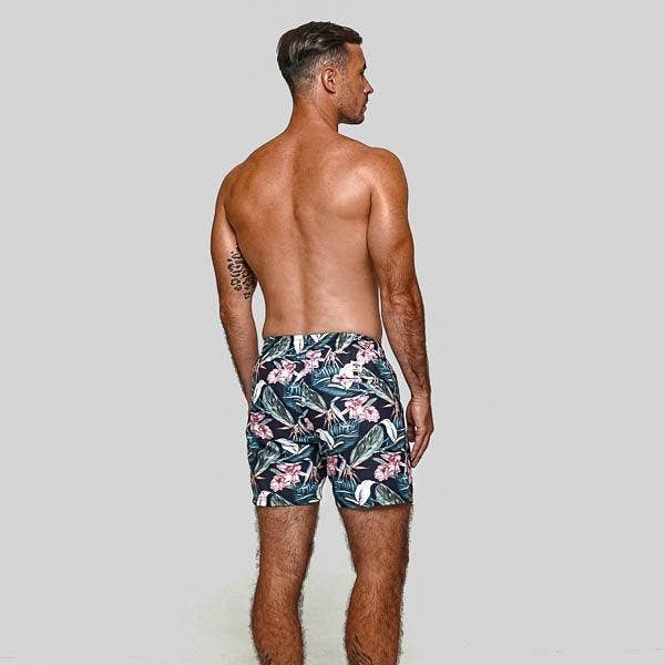 Bondi Joe Swimwear - Roscoe Green Mens Swim Trunks