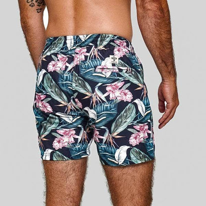 Bondi Joe Swimwear - Roscoe Green Mens Swim Trunks