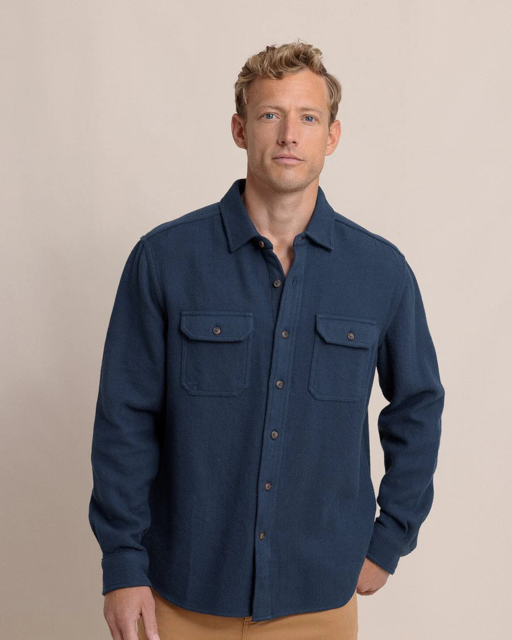 Men's Longsleeve Beachwood Twill Shirt